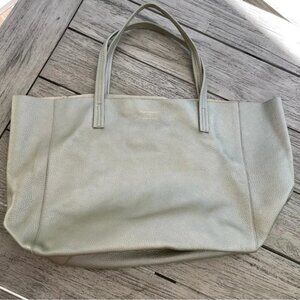Kurt Geiger London Violet Leather Horizontal Tote Bag